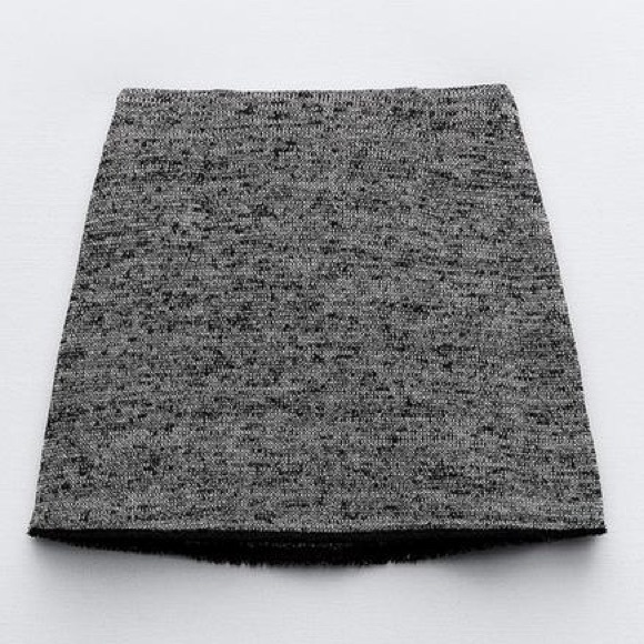 ZARA 🔥 2 PIECE SET🔥 STRUCTURED JACQUARD TOP AND MINI SKIRT - Picture 11 of 13